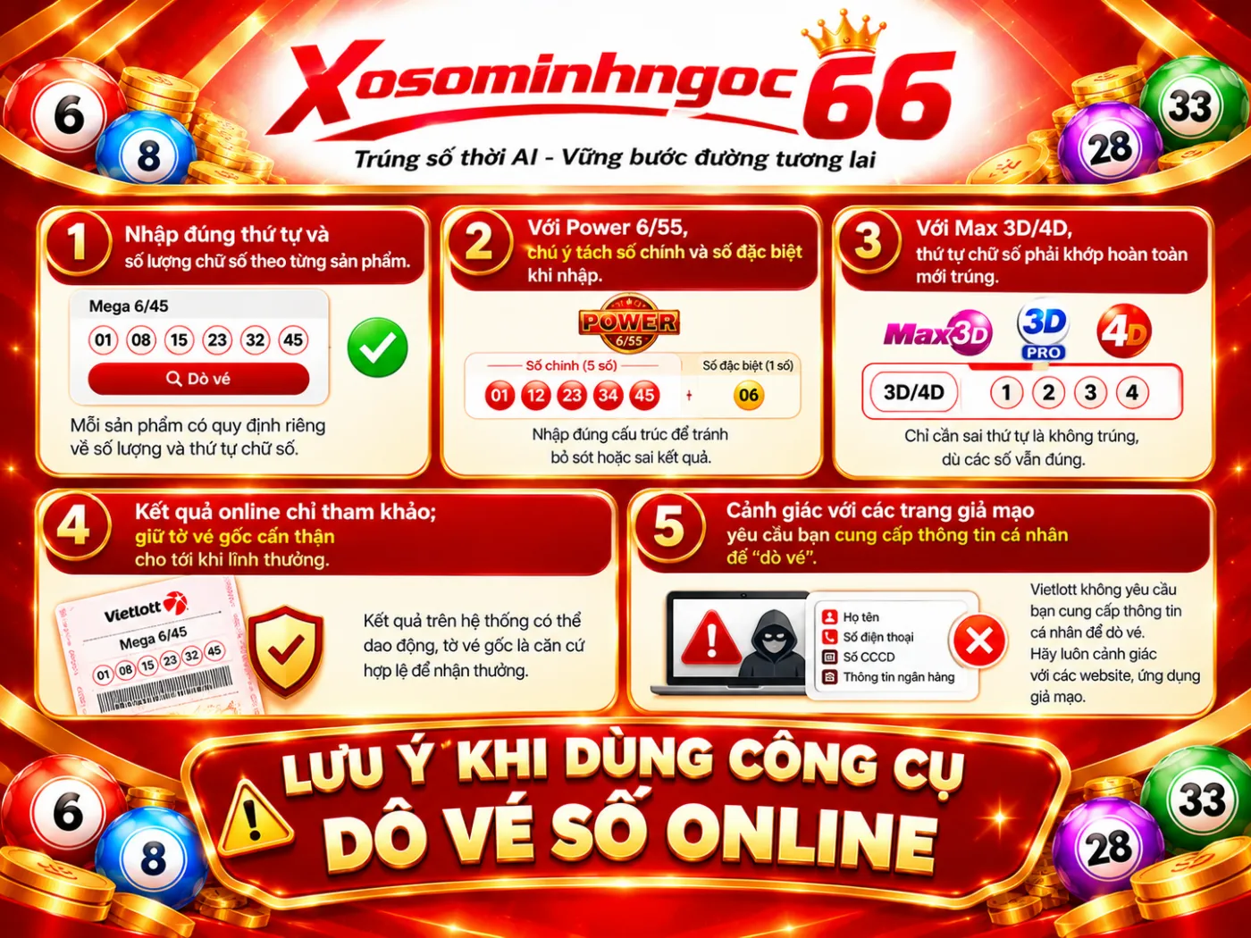 dò vé vietlott online