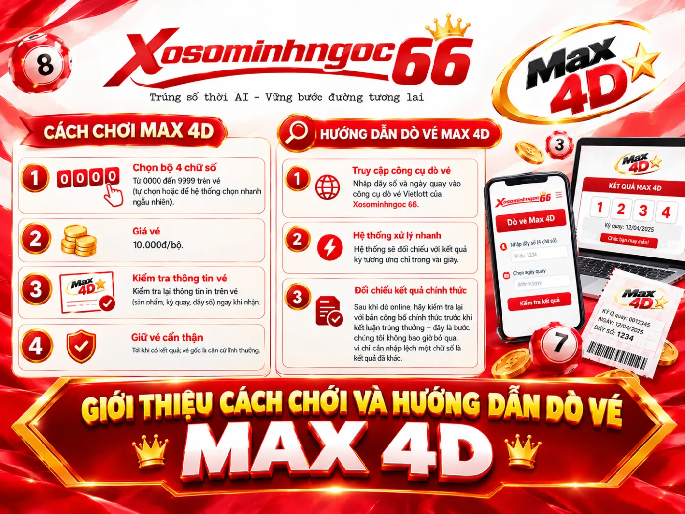 kết quả max 4d